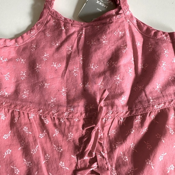 Mexx pink baby dress, two layers, laced back, spaghetti straps So sweet, sz 18m - Picture 6 of 10